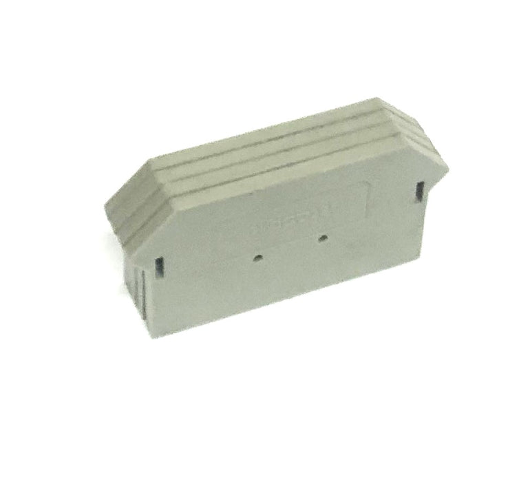 Wago Gray End And Intermediate Plate Wago281 [Lot of 4] NOS