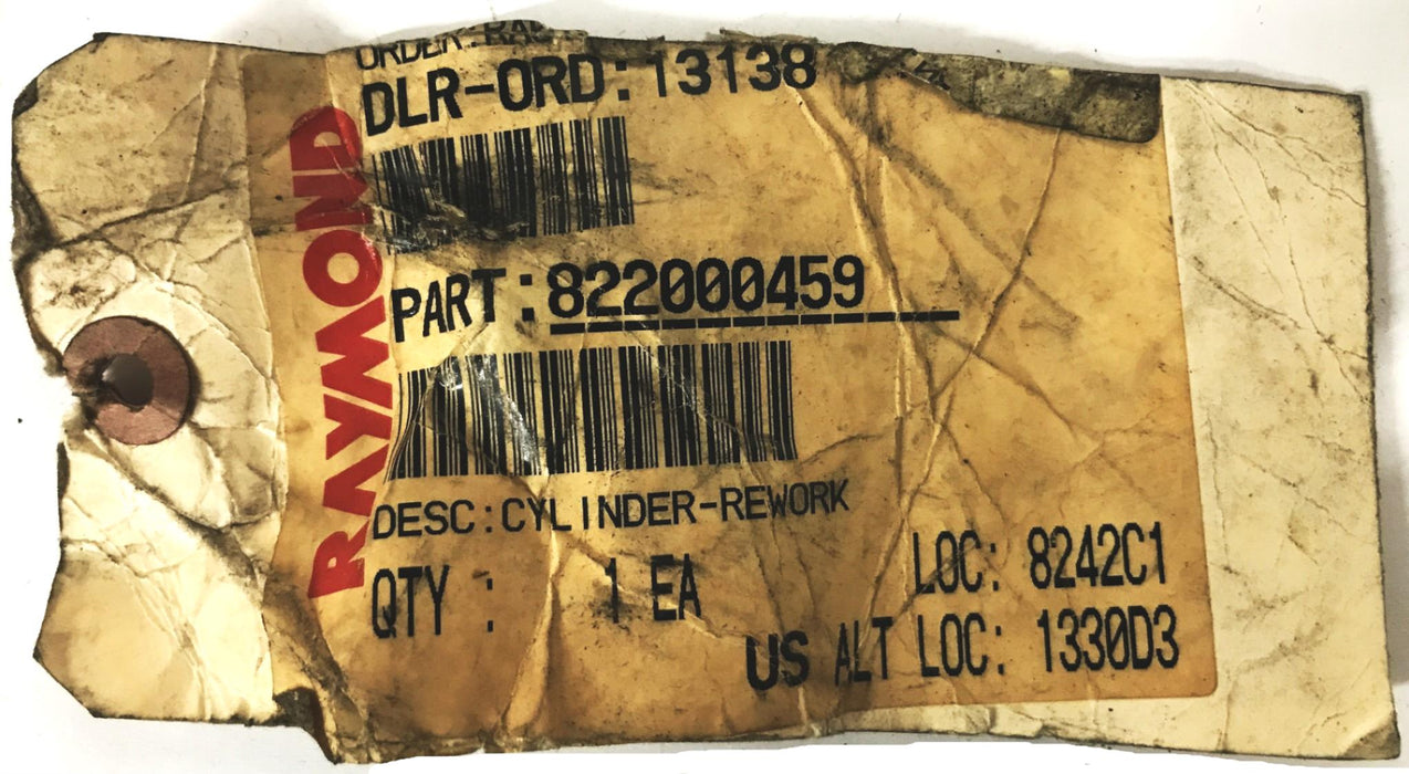 Raymond Forklift Hydraulic Cylinder-Rework 822-000-459 REFURBISHED