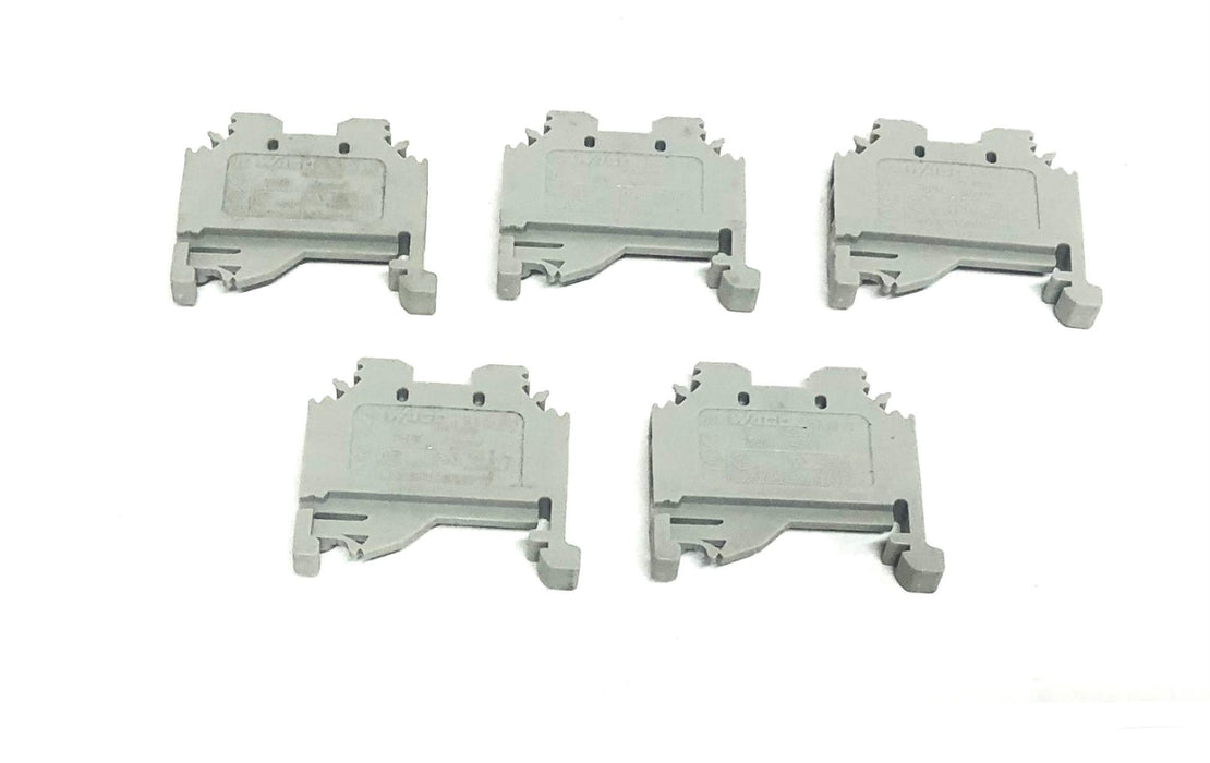 Wago281 Gray 750V 4mm2 Terminal Block VDE0611 [Lot of 5] NOS