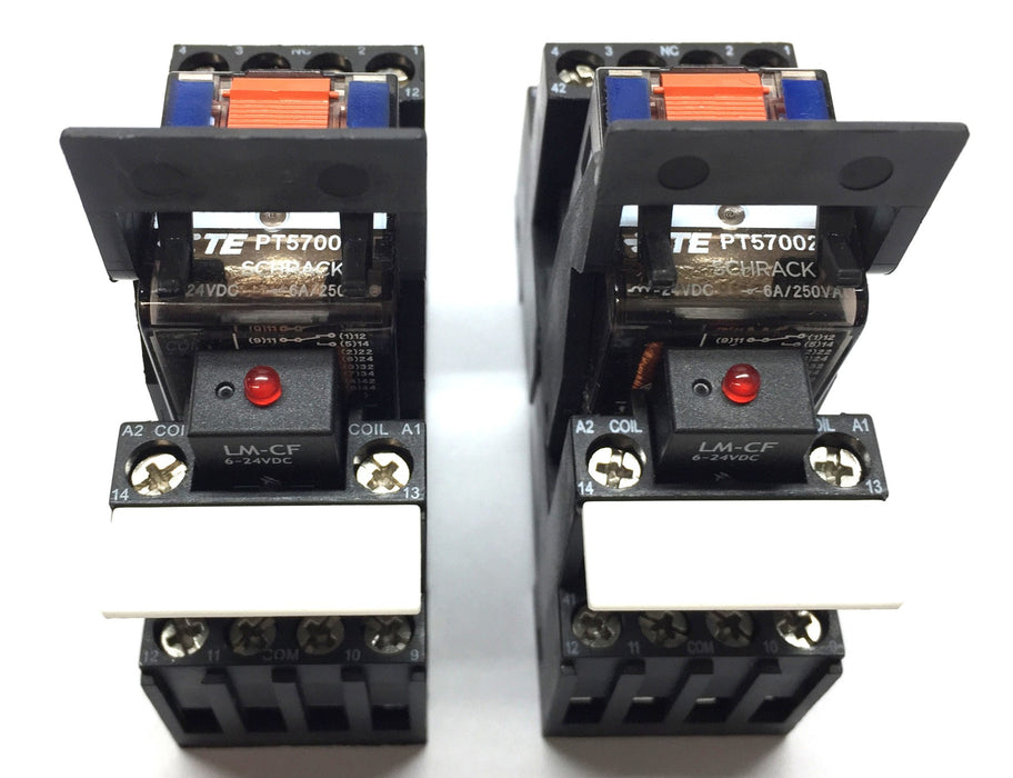 SHC GmbH Relay Socket Module PYF-14BE [Lot of 2] NOS