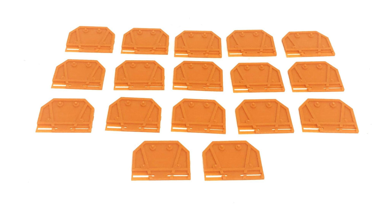 Wago Orange End And Intermediate Plates 280-302 [Lot of 17] NOS