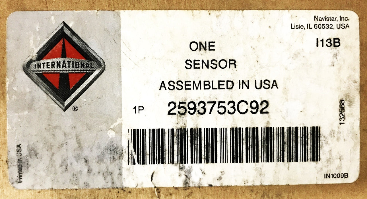 International Exhaust Gas Temperature Sensor 2593753C92 NOS
