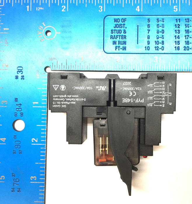 SHC GmbH Relay Socket Module PYF-14BE [Lot of 2] NOS