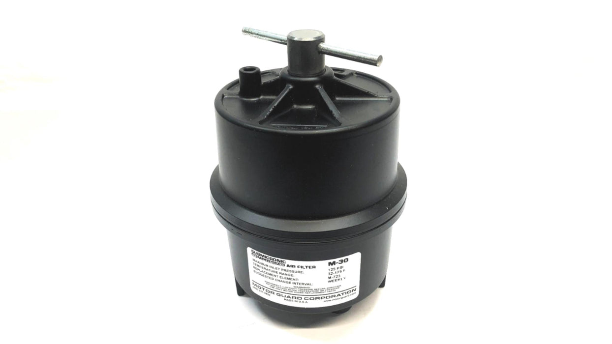 Motor Guard Compressed Air Filter W/ Filter Element M30/M723 NOS