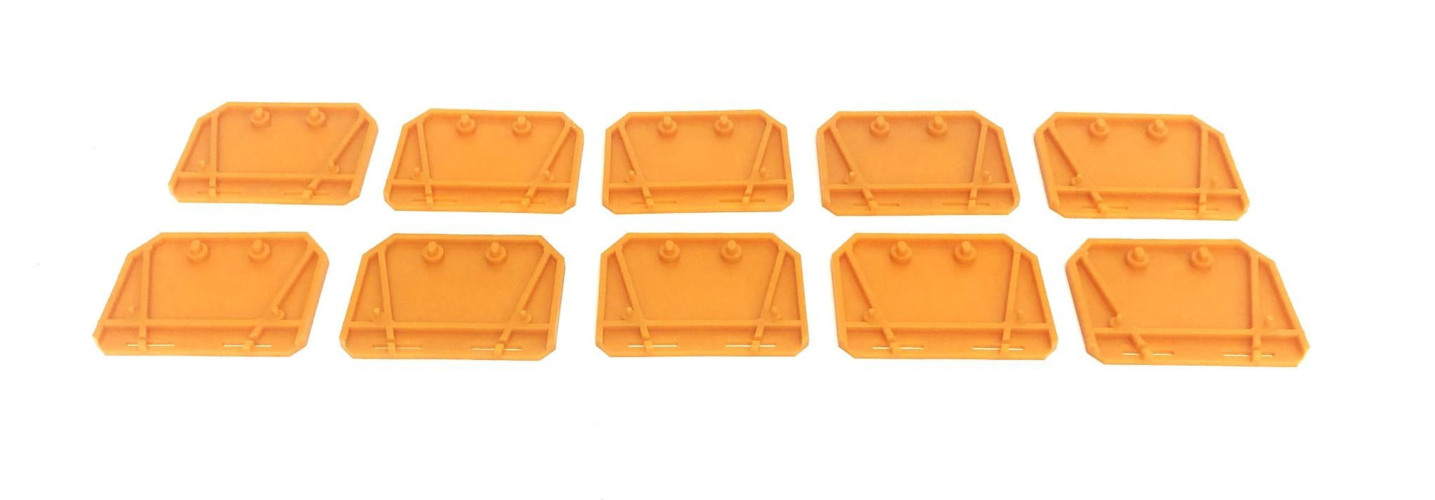 Wago Orange End And Intermediate Plates 283-302 [Lot of 10] NOS