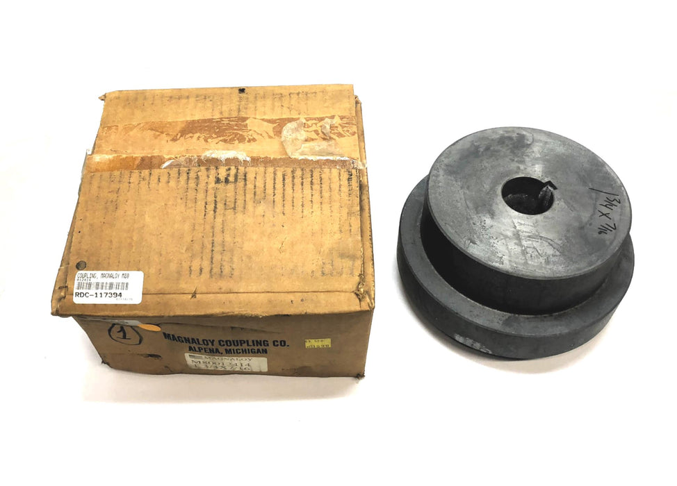 Magnaloy 1-3/4" x 7/16" Flexible Coupling Hub M80012414 NOS
