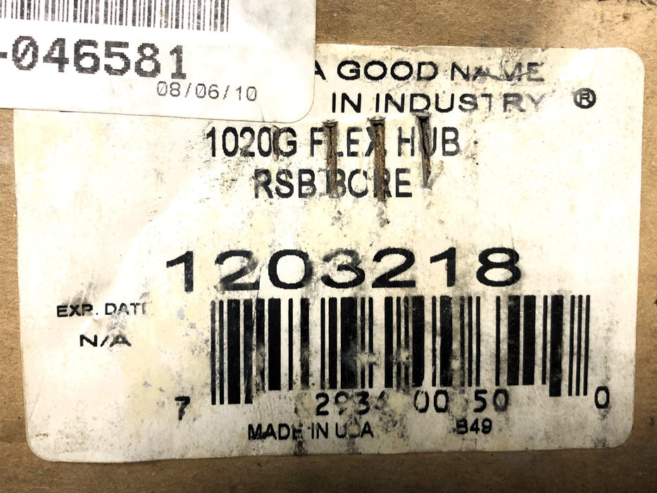 Falk 1020G Flex Hub 2.8 inch Bore 1203218 NOS