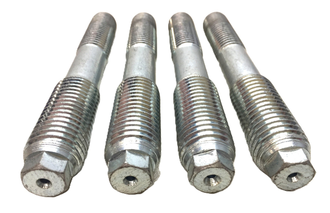Unbranded 0.75" x 0.68" (3/4" x 11/16) Double-Threaded Steel Stud [Lot of 4] NOS