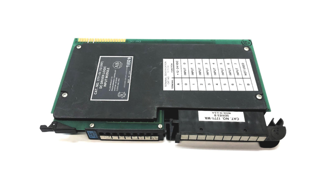 Allen-Bradley DC Driver Logic Input Module W/ Swing Arm 1771-IV (1771-WA) USED
