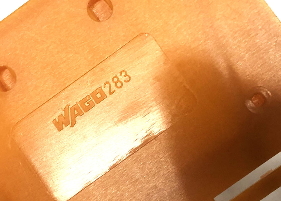 Wago Orange End And Intermediate Plates 283-302 [Lot of 10] NOS