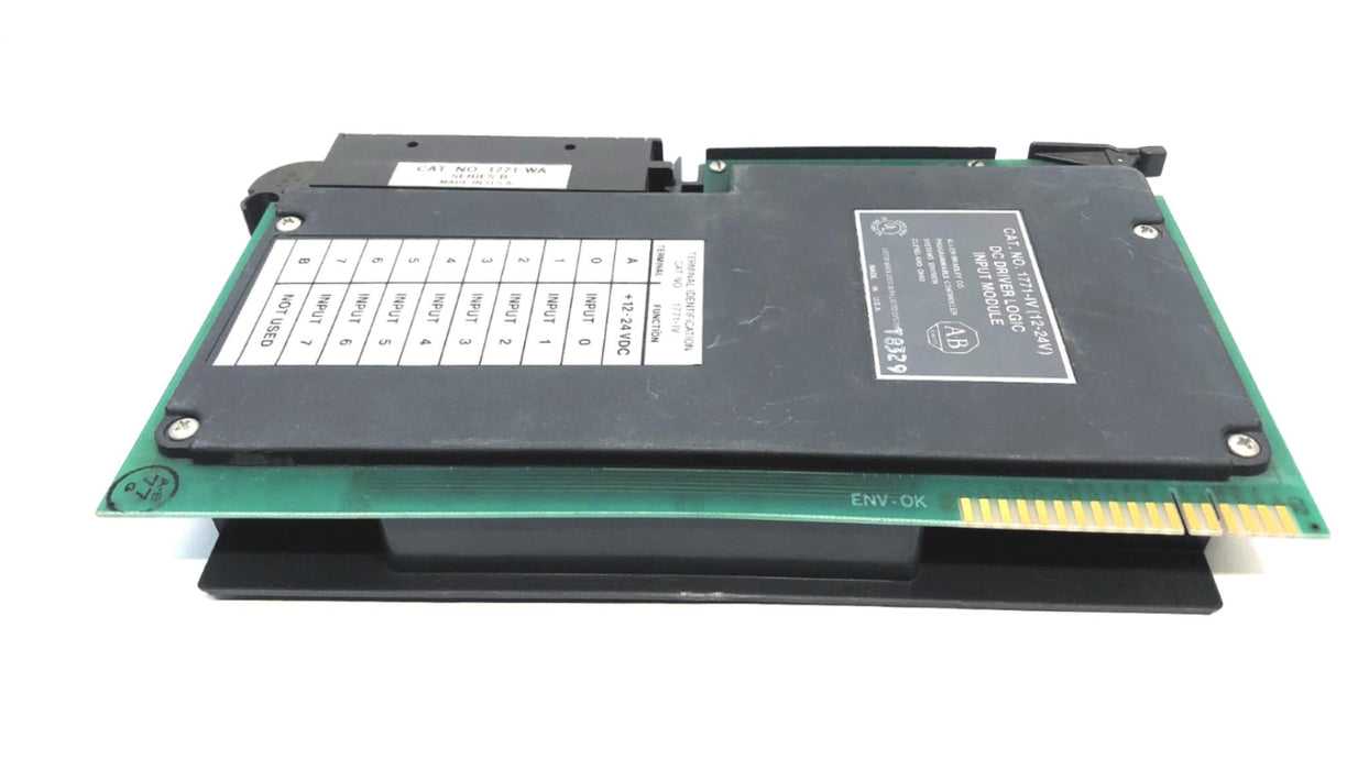 Allen-Bradley DC Driver Logic Input Module W/ Swing Arm 1771-IV (1771-WA) USED
