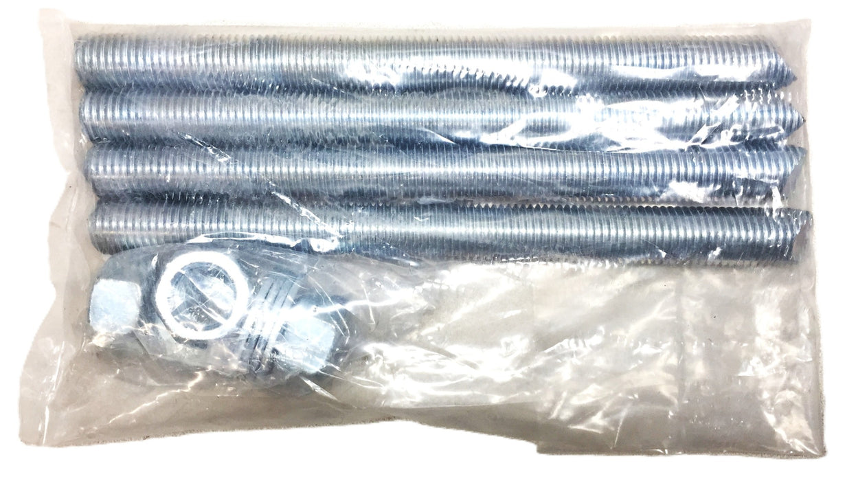 HILTI HAS-E-55 1"x12" Threaded Anchor Rod w/Nut and Washer [Lot of 4]2198009 NOS