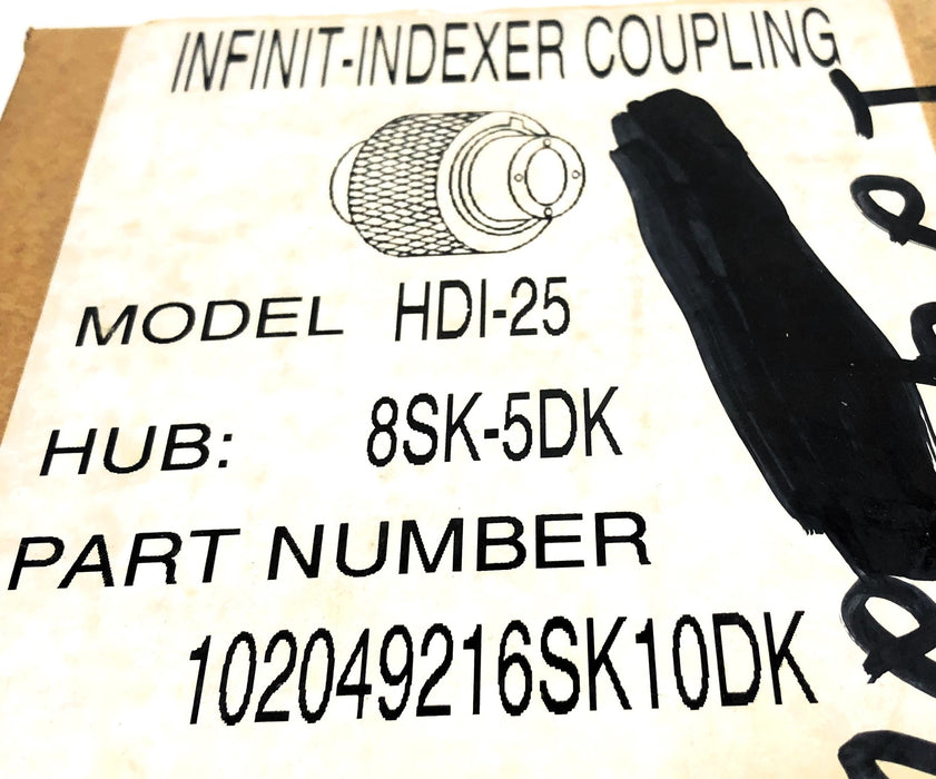 Harmonic Drive Infinit-Indexer Coupling HDI-25 8SK-5DK NOS