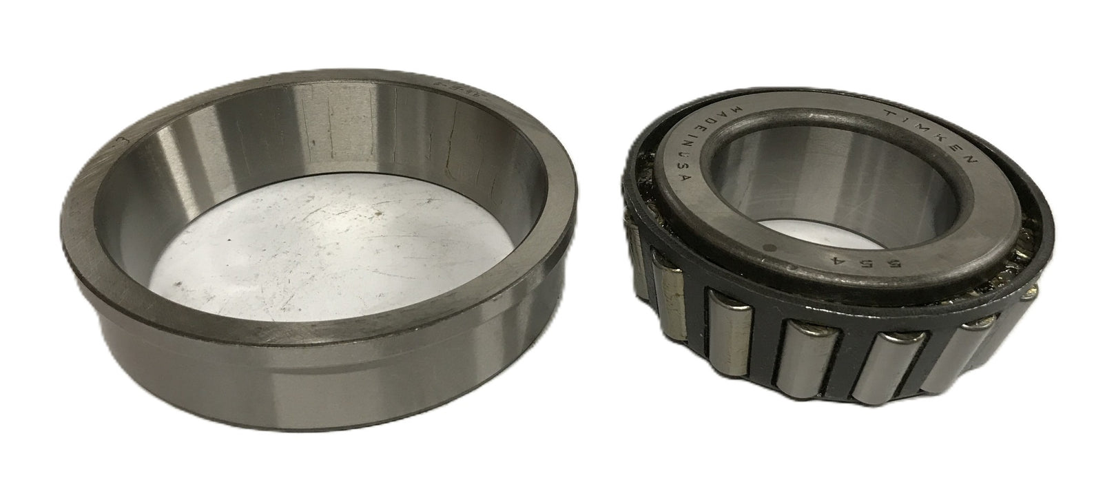 Timken/X-Timken Tapered Roller Bearing Cone and Flanged Cup 554/552-B NOS