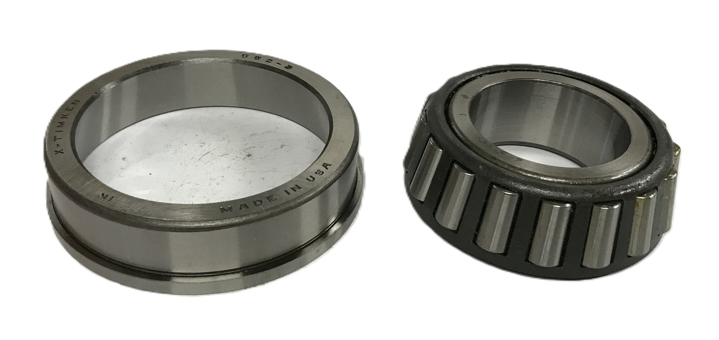 Timken/X-Timken Tapered Roller Bearing Cone and Flanged Cup 554/552-B NOS