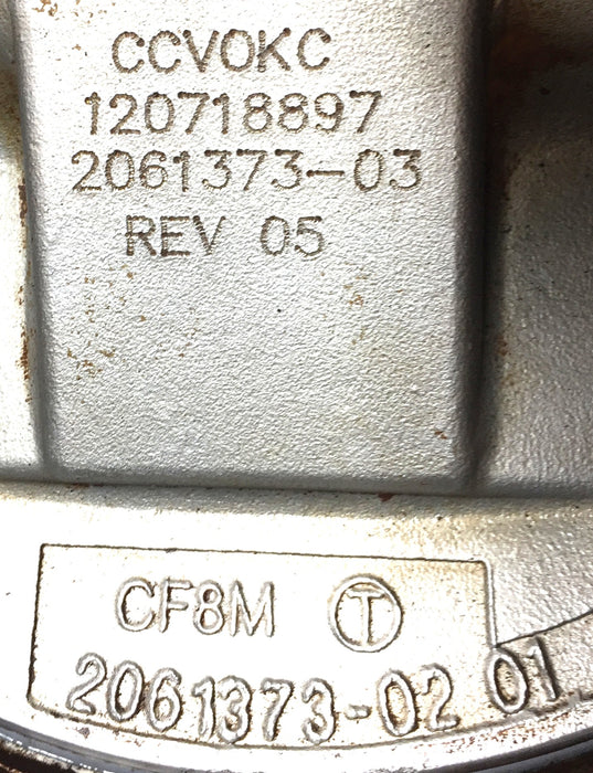 Cameron Valves WKM DynaCentric Valve 2172088-01 (B5320-02-F02-13/00) USED
