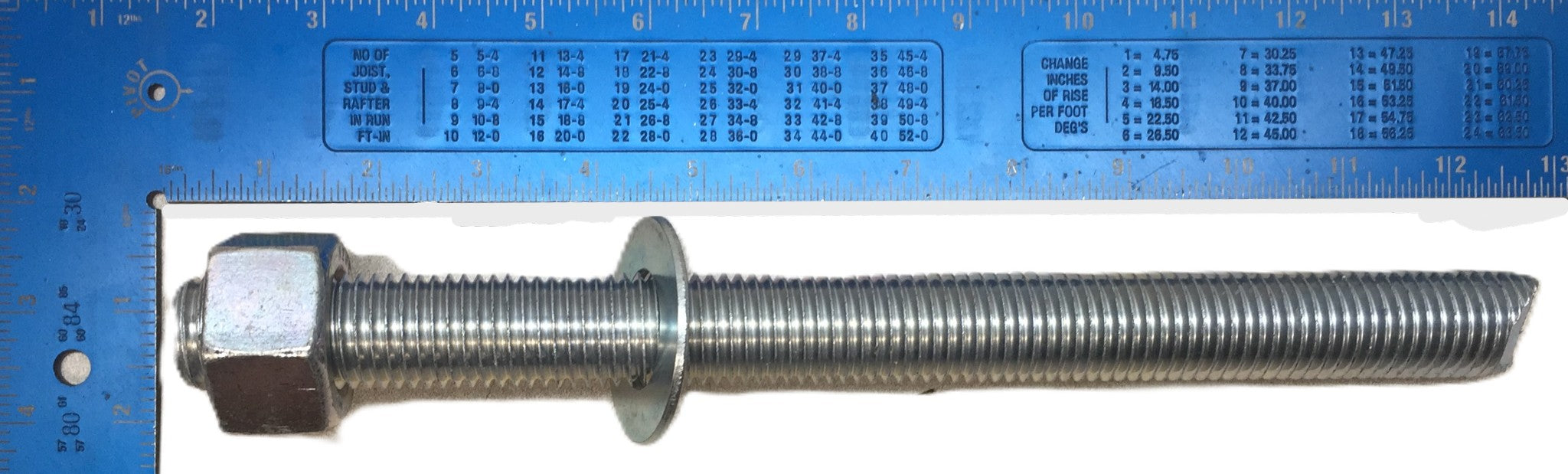 Hilti 1" x 12" HAS-E-55 Anchor Bolt with Washer and Nut 2198009 [Lot of 2] NOS