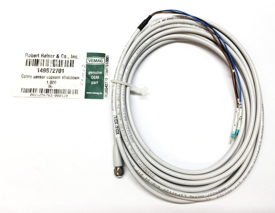 Vemag/Robert Reiser and Co. Cable Sensor Vacuum Shutdown 149872701 NOS