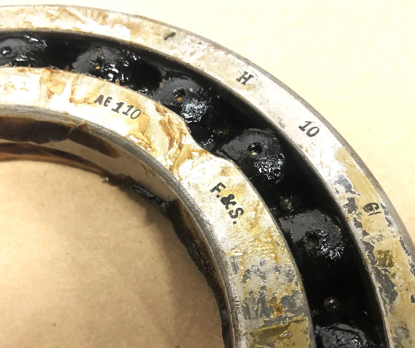 F&S H10/6-K10/6 Roller Ball Bearing AE110 (122) NOS