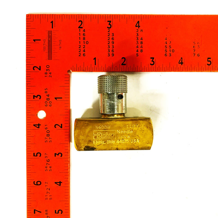 Parker Hydraulic Needle Valve N600B USED