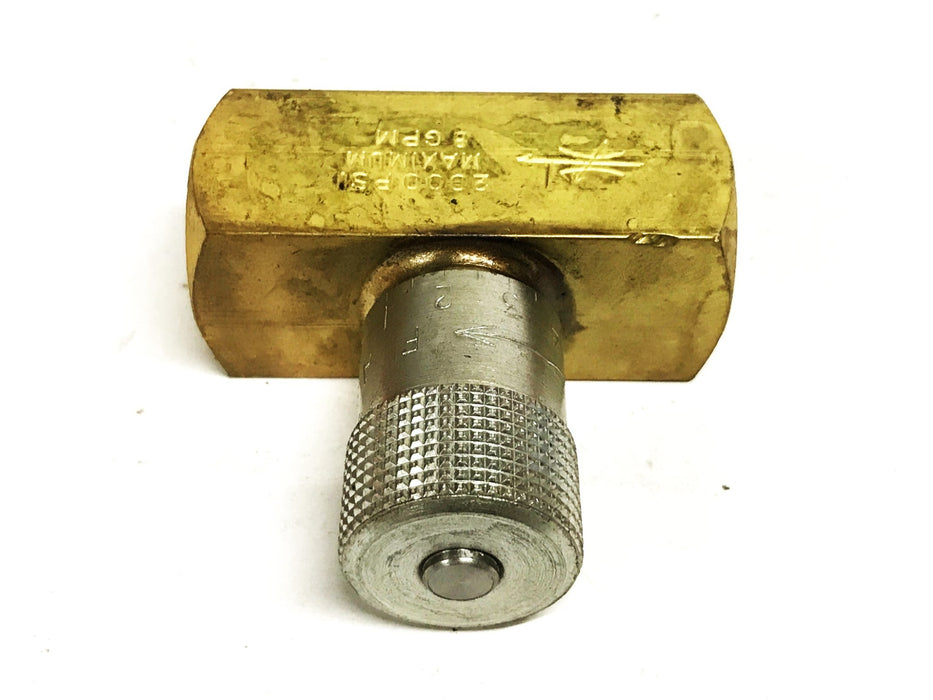Parker Hydraulic Needle Valve N600B USED