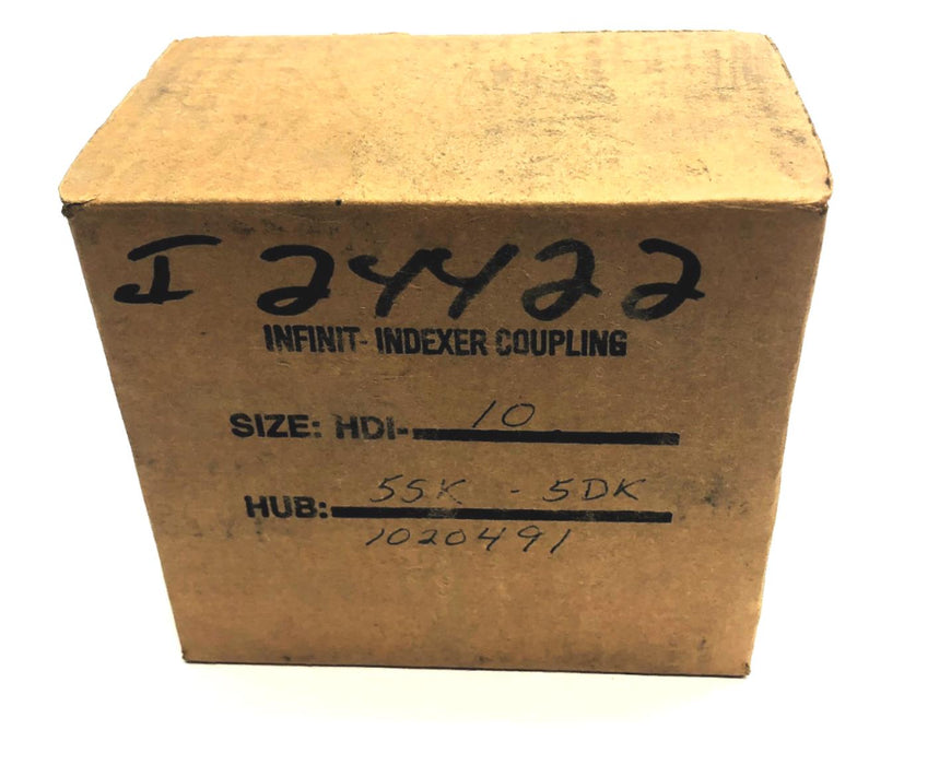 Harmonic Drive Infinit-Indexer Coupling HDI-10 5SK-5DK 5/8" BORE NOS