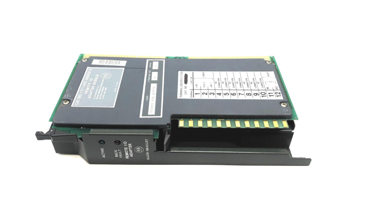 Allen-Bradley Remote I/O Adapter Module Rev B Series B 1771-ARC USED