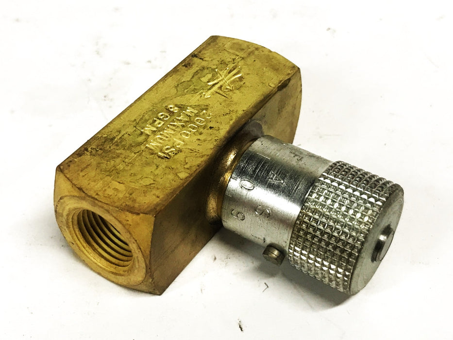 Parker Hydraulic Needle Valve N600B USED