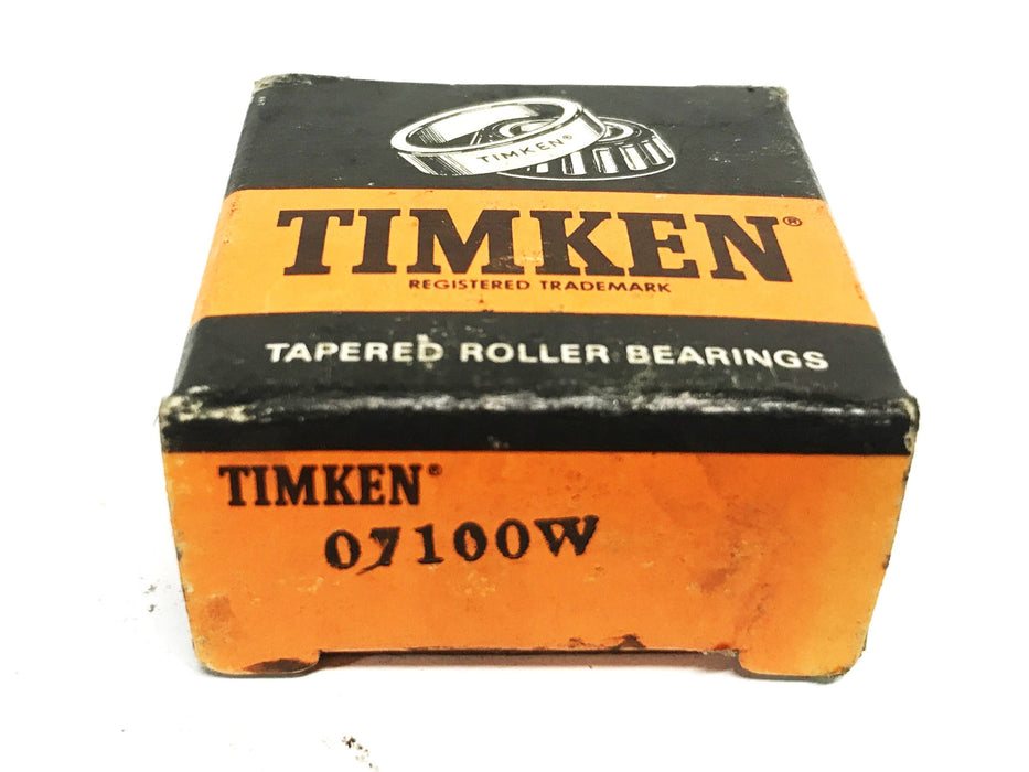 Timken Tapered Roller Bearing Cone 07100W NOS