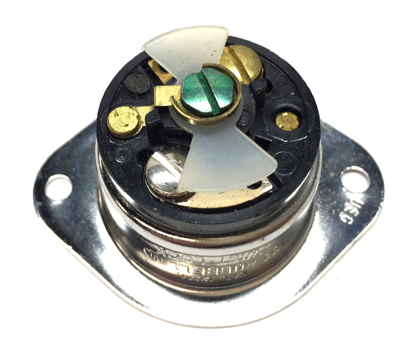 Hubbell Flanged Inlet Midget Twist-Lock Socket 5C798 NOS