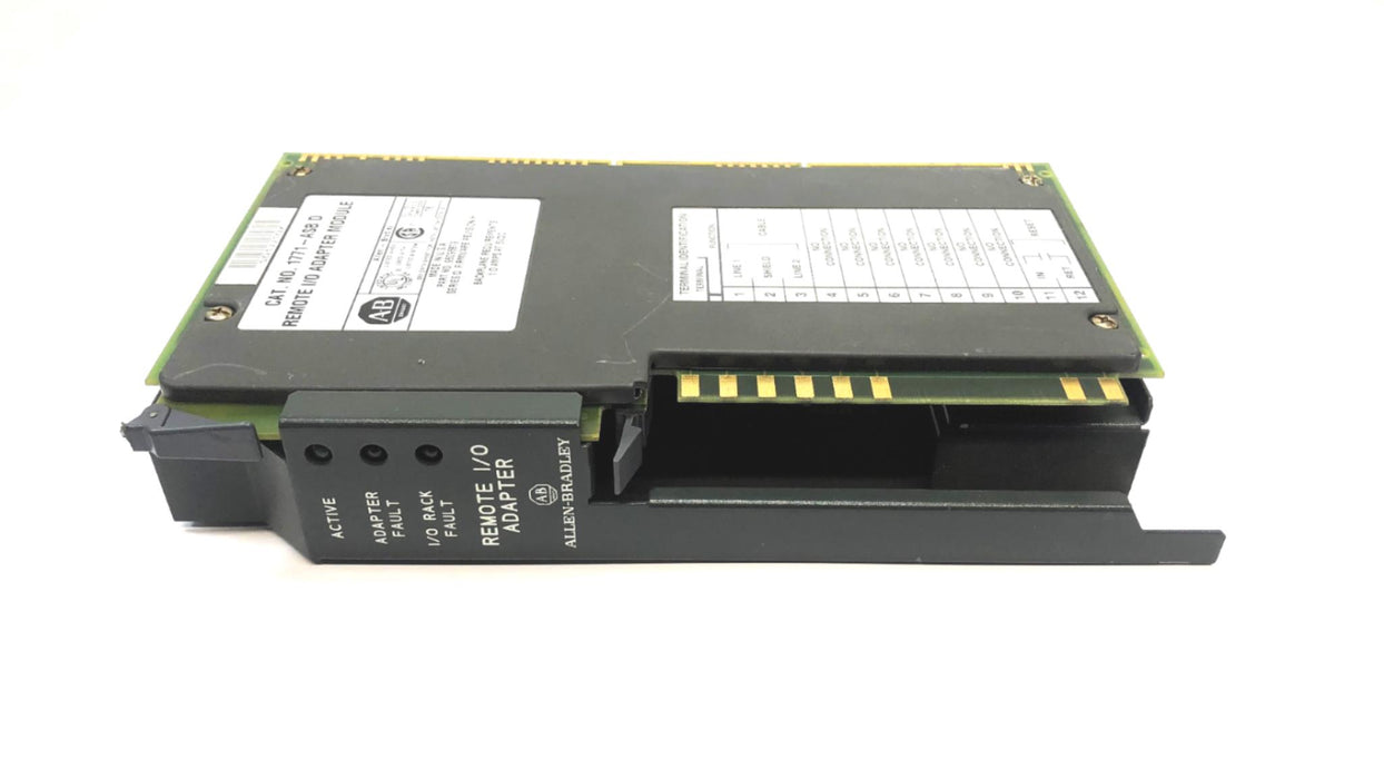 Allen-Bradley Remote I/O Adapter Module Series D Rev H 1771-ASB USED