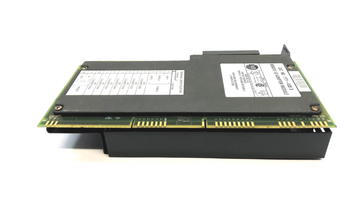 Allen-Bradley Remote I/O Adapter Module Series D Rev H 1771-ASB USED