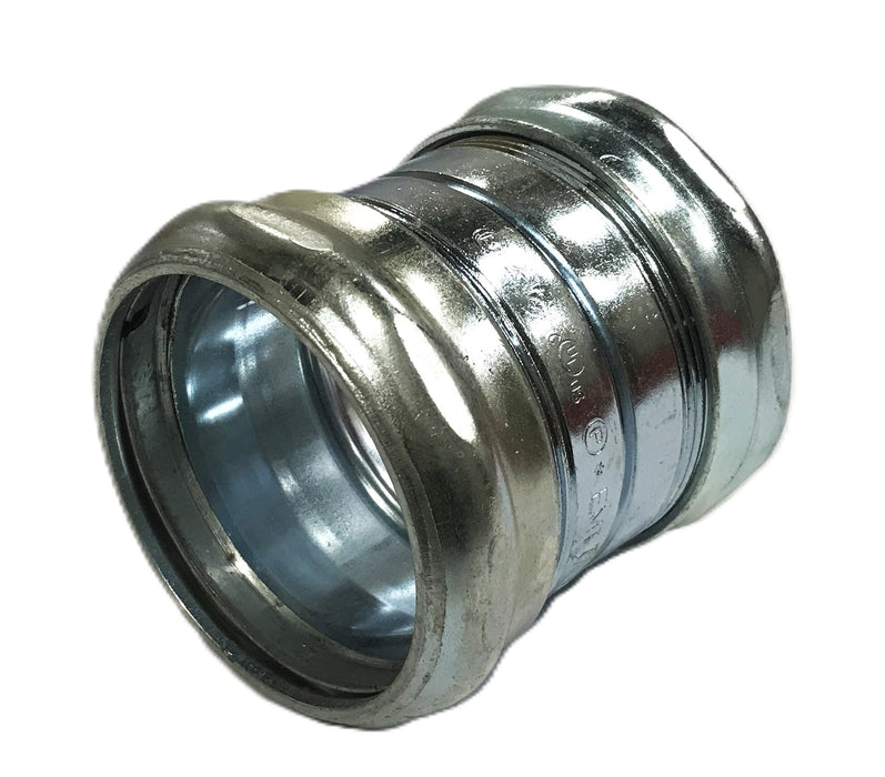 Bridgeport 2-1/2 inch Steel Compression Coupling 266 [Lot of 2] NOS