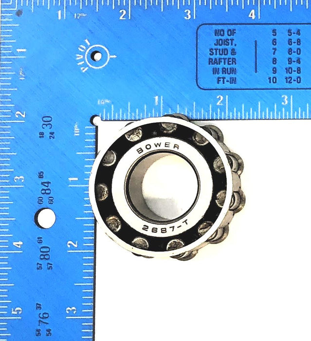Bower Cylindrical Roller Bearing (No Box) 2687-T NOS