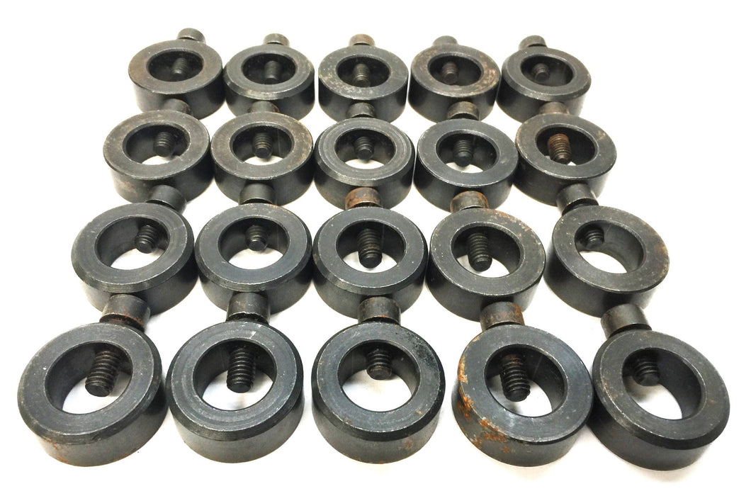 Unbranded Black Oxide Finish 1/4" Bore Set Shaft Stop Collar [Lot of 20] NOS