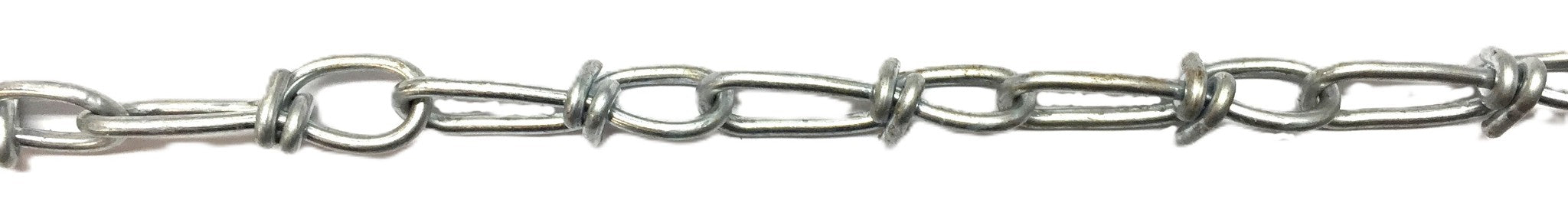 Unbranded #5-300' CTN Double-Loop Bright Galvanized Chain 11016 NOS