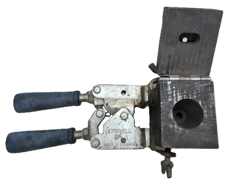 Thermoweld No.2 STR to Vert Steel Cart.65 Mold and Clamp 2781 CS-23 USED