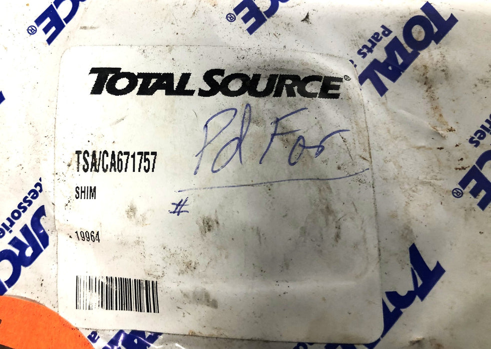 Total Source Shim For Forklift CA671757 NOS