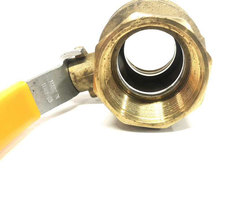 Rub 1-1/2 Inch Brass Ball Valve 600 CWP PN40MS58 NOS