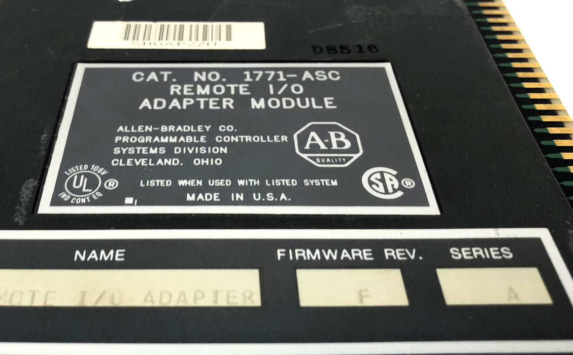 Allen-Bradley Rev 4 Circuit Board 636053 W/ Enclosure 1711-ASC USED