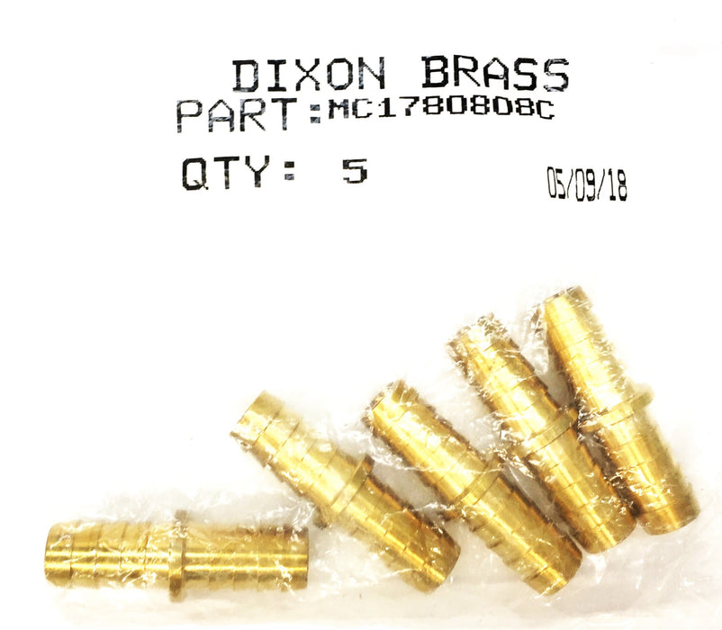 Dixon Brass Valve Hose Mender Pack (5pcs) MC1780808C (1780808C) NOS