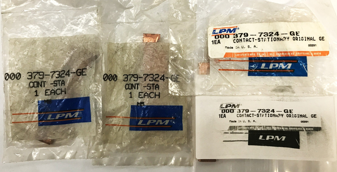LPM Forklift Copper Silver Contact 379-7324-GE [Lot of 4] NOS