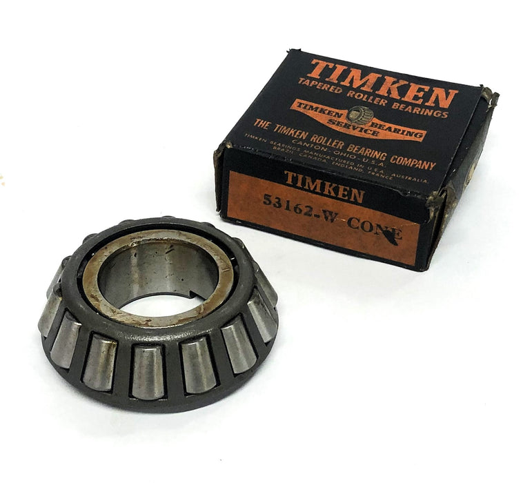Timken Tapered Roller Bearing Cone 53162W NOS