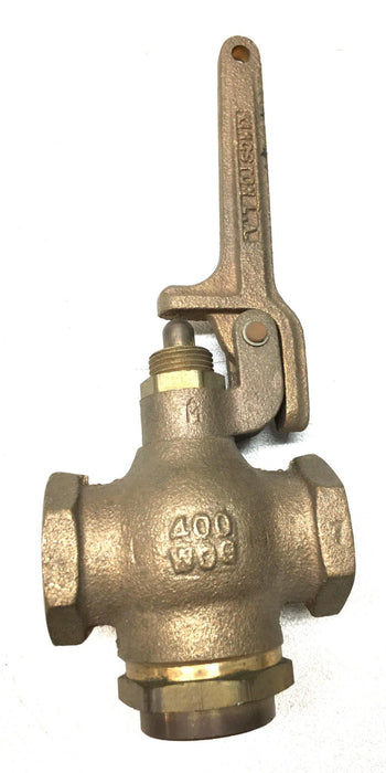 Kingston Quick Opening Industrial Control Valve 305A with 1" Inlet NOS