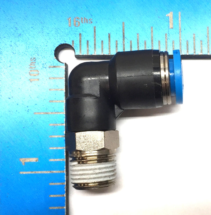 Festo Threaded M10-1.0 Push to Connect 6mm 90-Degree Elbow [Lot of 8] NOS
