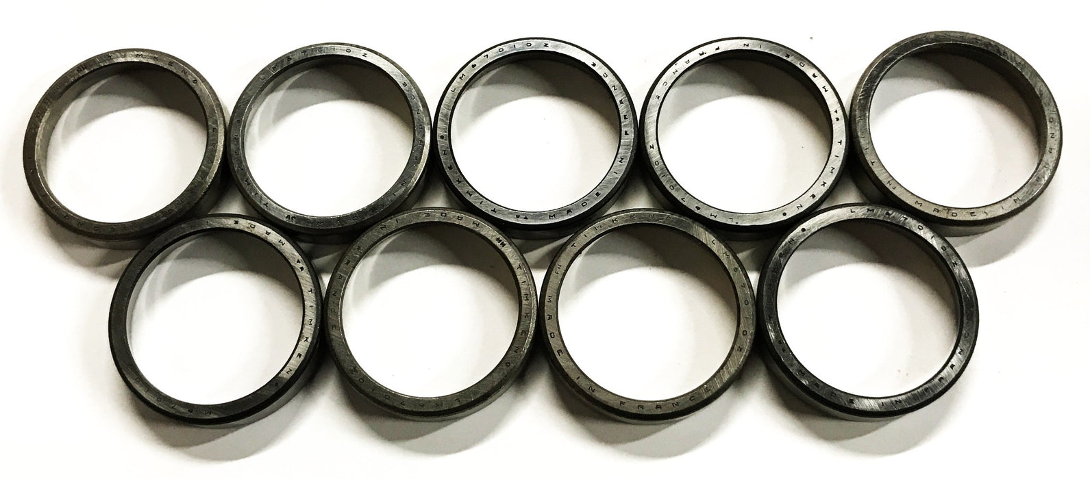 Timken Tapered Roller Bearing Cup LM67010Z [Lot of 9] NOS