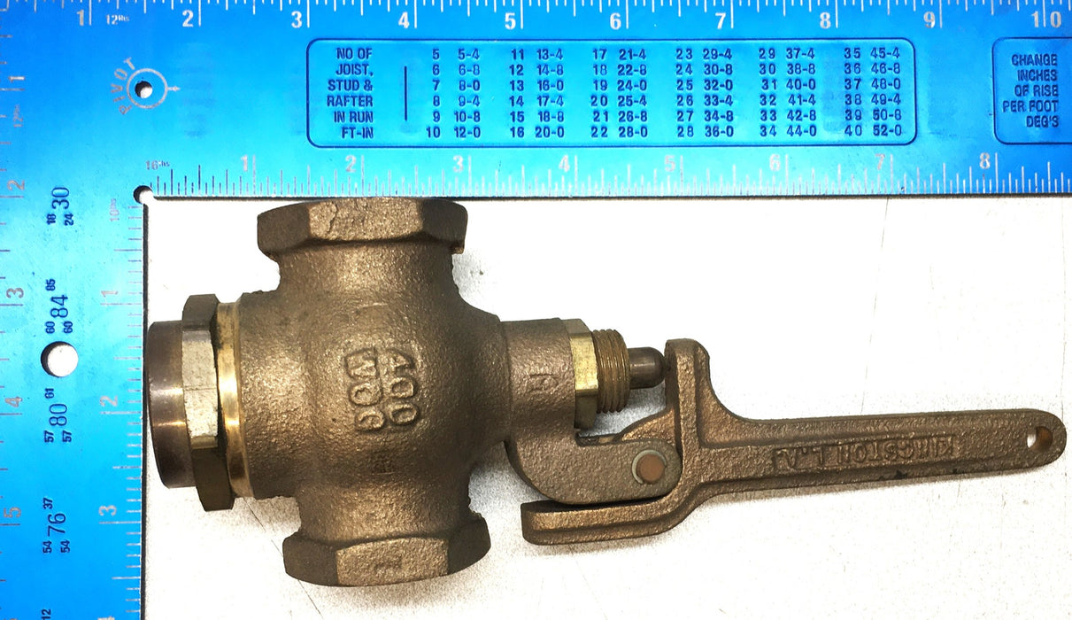 Kingston Quick Opening Industrial Control Valve 305A with 1" Inlet NOS