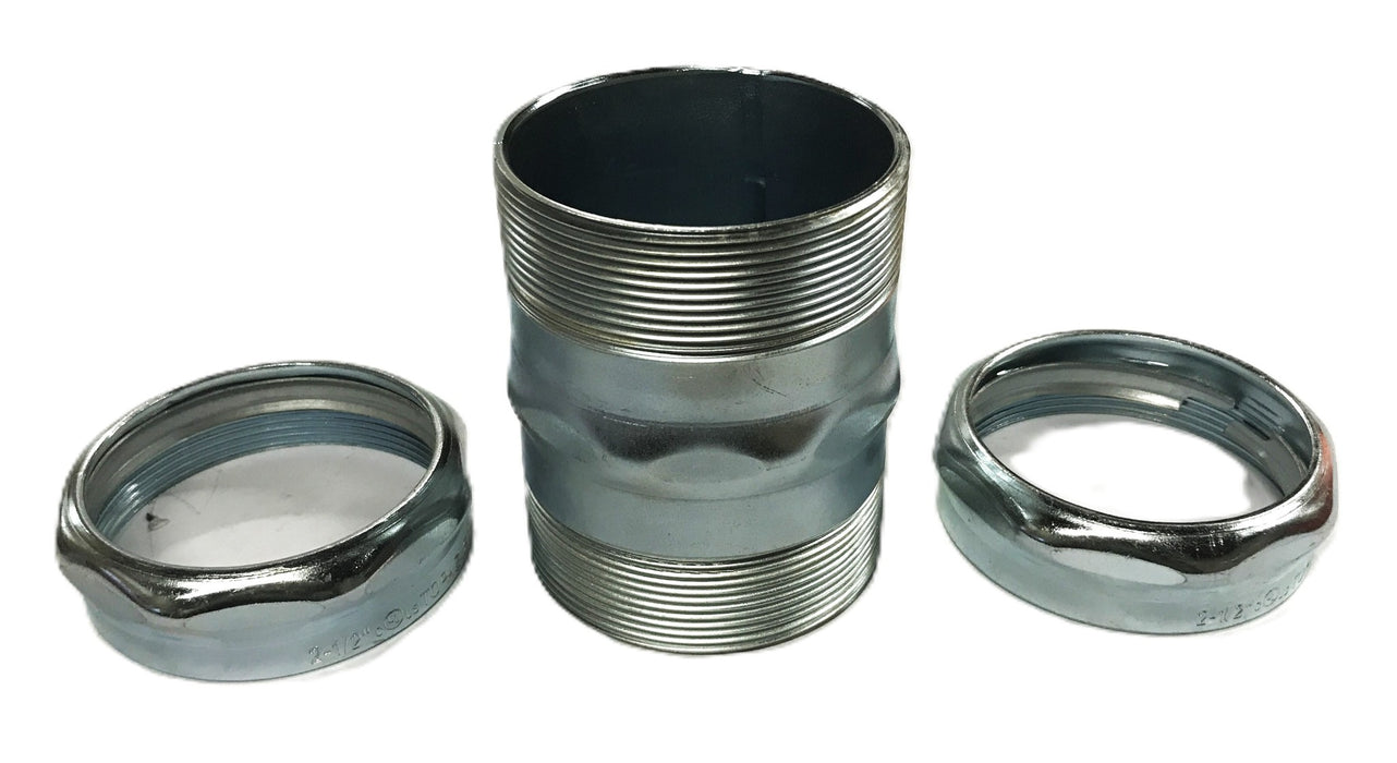 Topaz 2-1/2 inch Rigid Compression Coupling EMT/RIGID/IMC [Lot of 2] NOS