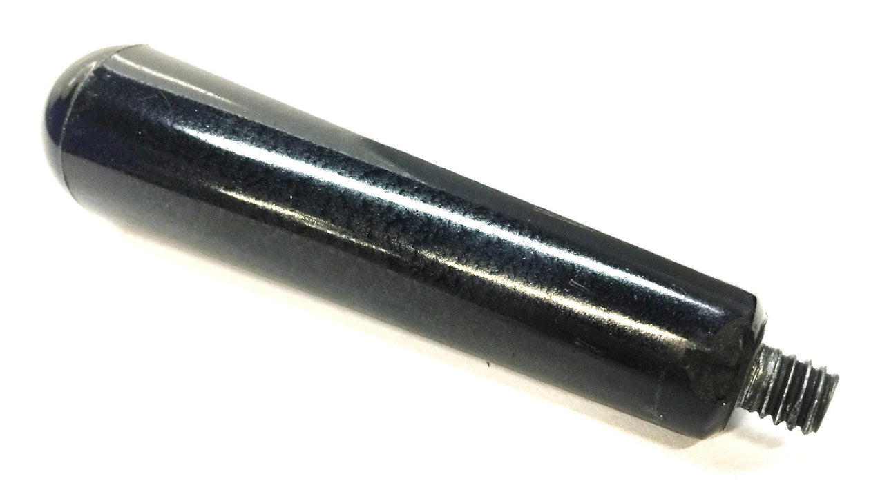 Unbranded 4" Black Oblong Handle with 1/4" Threaded End [Lot of 4] USED