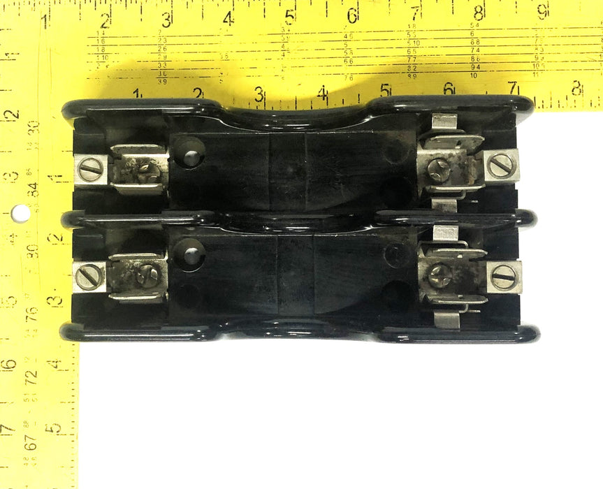 Bussmann 600V 30A Fuse Holder 1BR031 USED